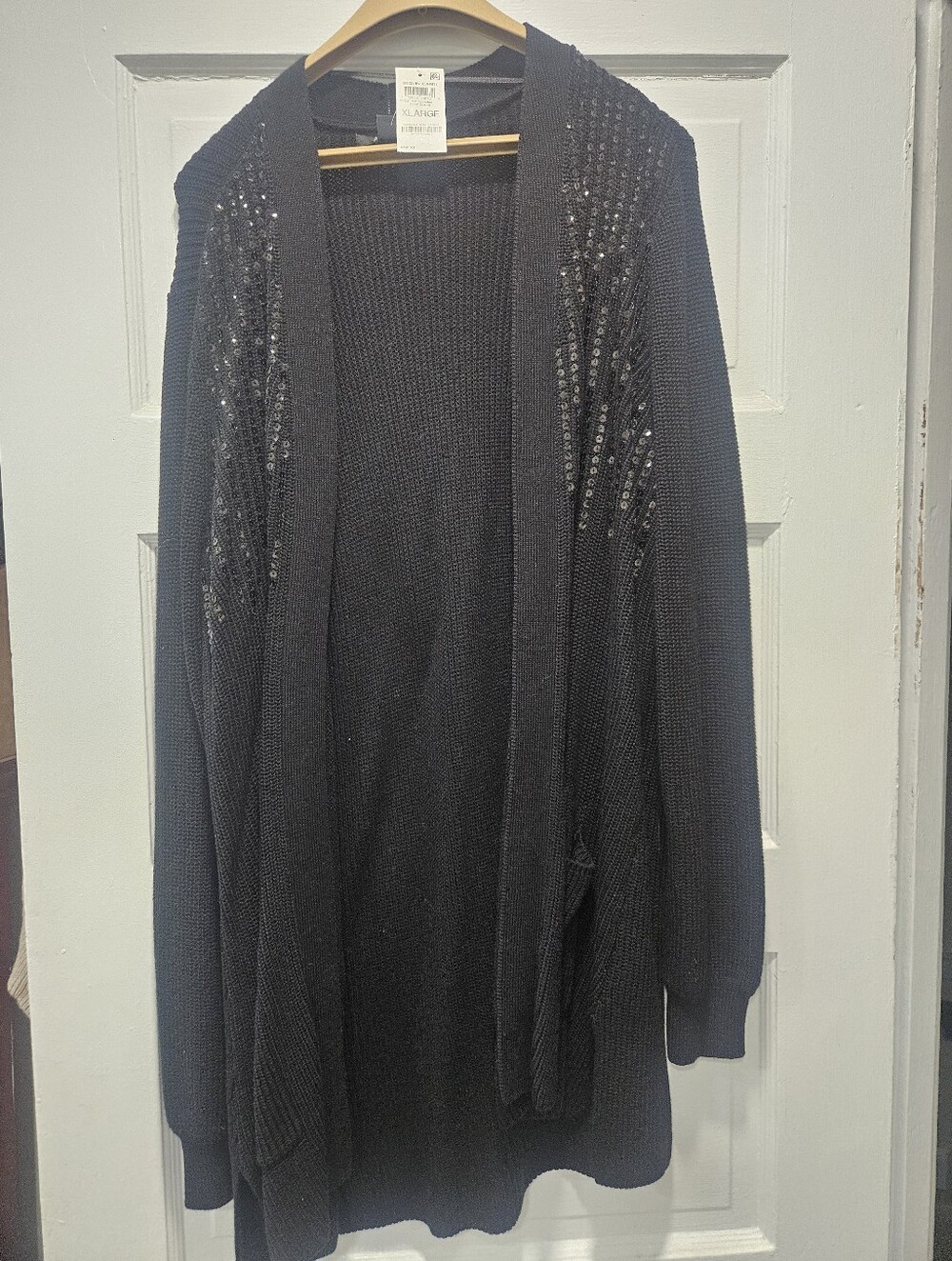Alfani Sequin Cardigan